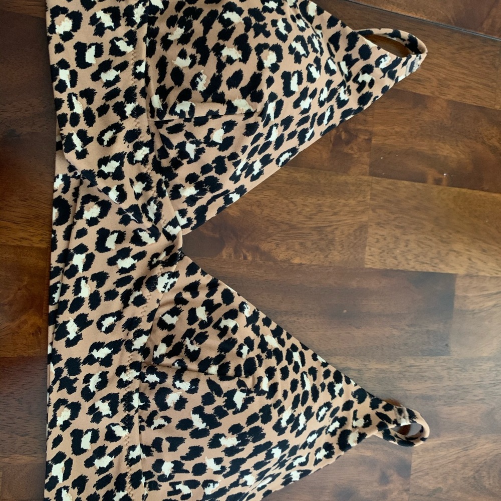 Aerie Leopard Bikini Top